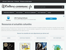 Tablet Screenshot of culture-commune.fr